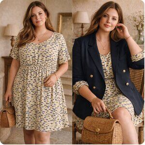 Cremieux Equestrian Navy Women's Blazer w/ matching Horse Print Dress